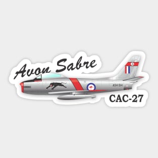 CAC-27 Avon Sabre Sticker